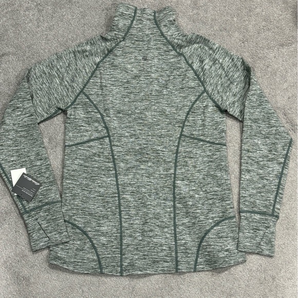 NWT Eddie Bauer Solstice Half Zip Long Sleeve Marbled Active Top - Picture 4 of 10